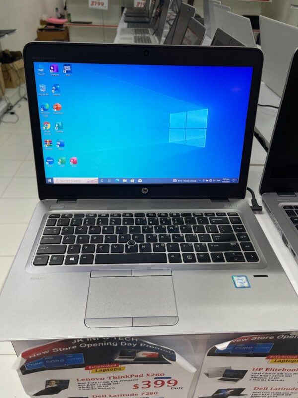 Refurbished -HP Elitebook 840 G3 14inch screen intel core i5-6th Gen Processor 8GB 256GB SSD Windows 10 OS