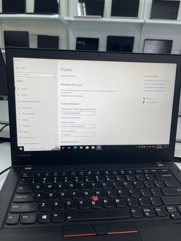 Refurbished -Lenovo ThinkPad T470 14 inch Ultrabook FHD screen with Intel core i5-6th Gen processor 8GB RAM 256GB SSD Windows 10 OS - Image 5