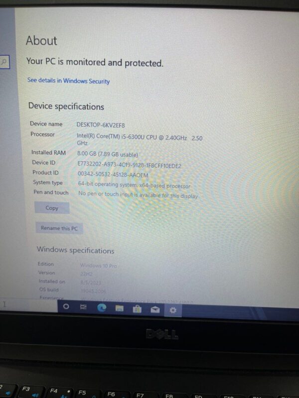 Refurbished -Dell Latitude 7470 14 inch ultrabook with intel core i5 Processors 8GB RAM 256GB SSD Windows 10 OS - Image 6