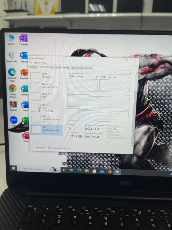 Refurbished -Gaming / Auto CAD / Video Editing - Dell Precision 5520 15.6inch FHD Screen intel core i7 Processor 16GB/32GB RAM 256GB/512GB SSD Windows 11 OS - Image 4
