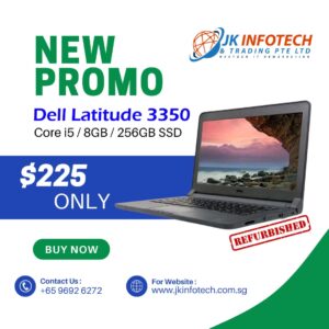 Refurbished -Dell Latitude 3350 Ultrabook intel core i5 Processor 8GB RAM 256GB SSD Windows 10